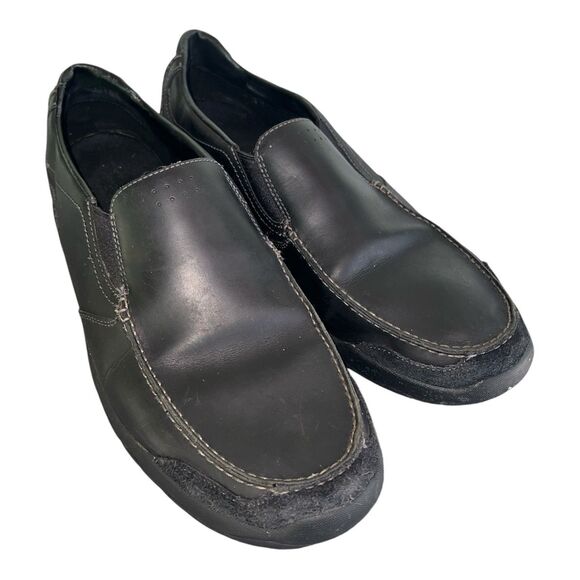 Timberland Earthkeepers Mt Kisco Loafers Mens Sz 14 Black Slip On Leather suede - Picture 1 of 11